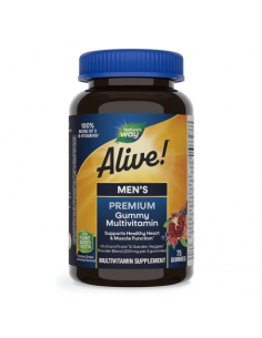 Премиум мултивитамини за мъже Алайв Alive! Mens Premium Gummies Multivitamin 75 желирани таблетки 2