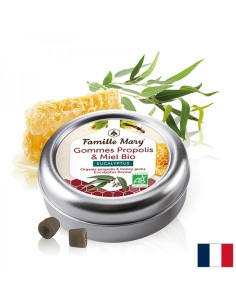 Бонбони за смучене с прополис, био мед и евкалипт Gommes propolis bio miel - eucalyptus 45 g