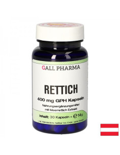 Имунна и дихателна системи Хрян (Rettich) 400 mg (В 1 капсула), 30 капсули