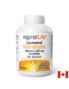 Липозомен Витамин С с повишена бионаличност Rеgener Life 500 mg, 120 софтгел капсули