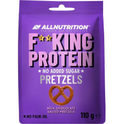 AllNutrition Protein Pretzels - Milk Chocolate Salted - Протеинови Претцел | 110g