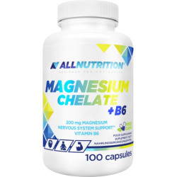 Allnutrition Magnesium Chelate + B6 - Магнезиев Хелат + Витамин B6 | 100 caps