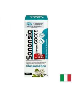 Билкова формула при нервно напрежение Sanavita 20 ml капки