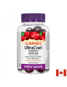 UltraCran Cranberry 10000 mg (fresh cranberries) Червена боровинка гъми 60 желирани таблетки