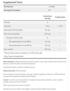 CoQ10 60 mg + Omega 3 2