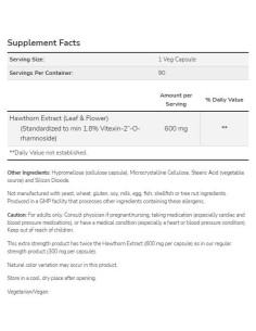 Hawthorn Extract 600 mg | Extra Strength 2