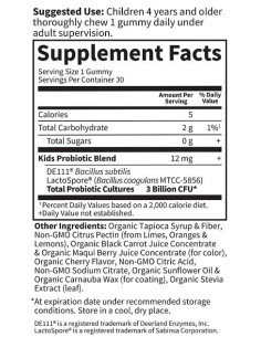 Kids Probiotic 3 Billion CFU | Digestive -amp, Immune Health 2