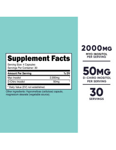 Myo -amp, D-Chiro Inositol for Women 2