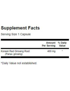 Full Spectrum Korean Red Ginseng Root 400 mg 2