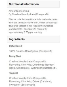 Creapure Creatine Monohydrate 2
