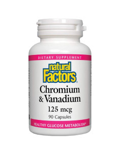 Chromium and Vanadium 125 mcg