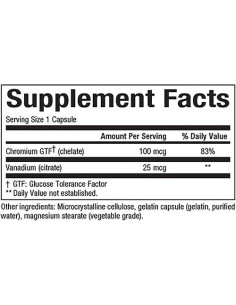 Chromium and Vanadium 125 mcg 2