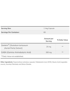 Calm -amp, Focus with Zembrin -amp, GABA 2