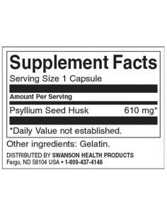 Psyllium Husks 610 mg 2