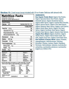 RAW Protein / Beyond Organic Protein Formula / Vanilla