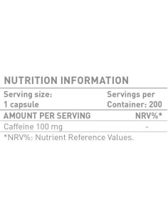 Caffeine 100 mg
