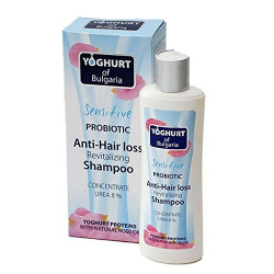 ПРОБИОТИЧЕН РЕВИТАЛИЗИРАЩ ШАМПОАН ПРОТИВ КОСОПАД YOGHURT OF BULGARIA WITH ORGANIC ROSE OIL 200 ml