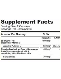 Vitamin C Liposovit | Liposomal Vitamin C 650 mg 2