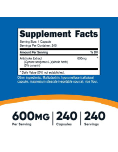 Artichoke Extract 600 mg 2