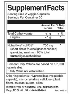 Prebiotic for Friendly Flora Support 375 mg 2