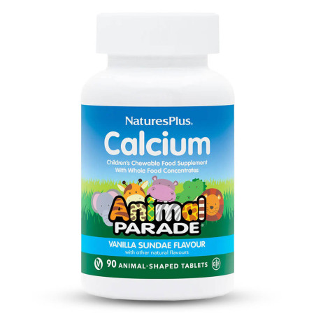 Калций (Calcium) за Деца 125 mg – Animal Parade (Ванилия, 90 бр)