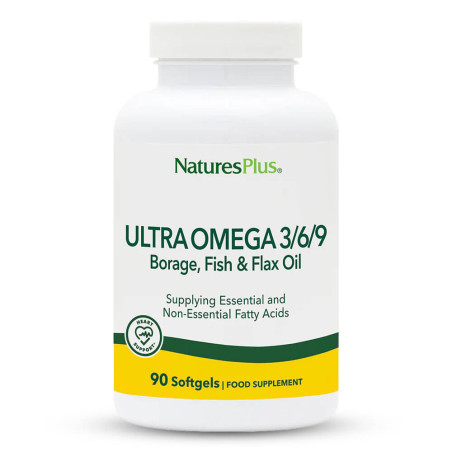 Омега 3-6-9 1200 mg Ultra Omega – NaturesPlus (90 капс)