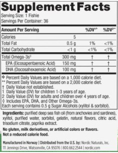 Zero Sugar Omega-3 Fishies 300 mg 2