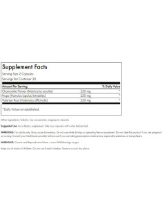 Full Spectrum Valerian, Chamomile -amp, Hops 2