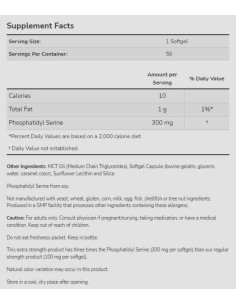 Phosphatidyl Serine 300 mg | Extra Strength 2