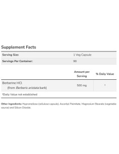Berberine HCl 500 mg 2