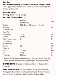 R1 Protein Naturally Flavored 2