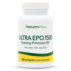 Масло от Вечерна Иглика 1500 mg ULTRA EPO® – NaturesPlus (60 Гел капсули)