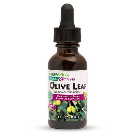 Маслинов Лист (Olive Leaf) 125 mg Течен екстракт – NaturesPlus (30 мл)