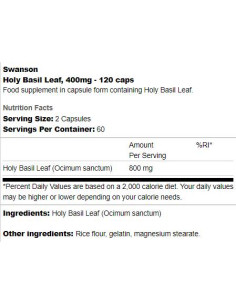 Holy Basil Leaf 400 mg 2