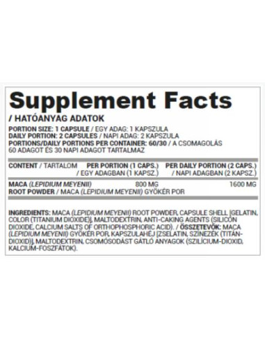 Maca Root 800 mg