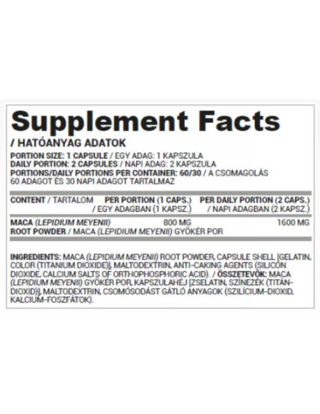 Maca Root 800 mg