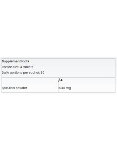 Spirulina 1940 mg 2