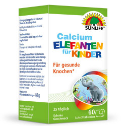 Калций (Calcium) за Деца 400 mg – SUNLIFE (Шоколад, 60 бр)
