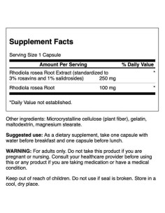 Rhodiola Rosea Extract | 3- Rosavins 2