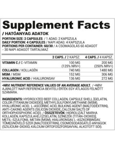 Collagen, Hyaluron, MSM + Vitamin C 2