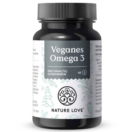 Веган Омега-3 (Vegan Omega-3) 265 mg – Nature Love (45 капс)