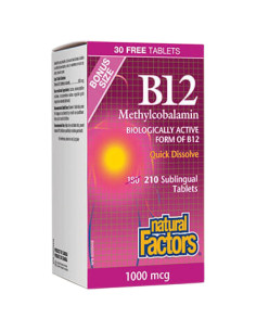 B12 Methylcobalamin 1000 mcg