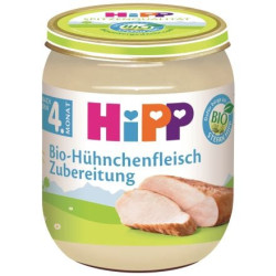 HIPP Заготовка от пилешко месо 6020, пюре, 125 гр