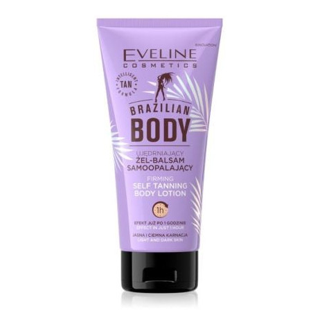 EVELINE BRAZILIAN BODY SELF-TANNING СТЯГАЩ ЛОСИОН ЗА ТЯЛО 150МЛ