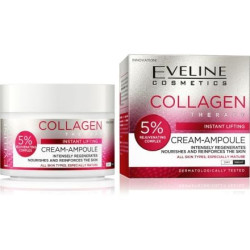 EVELINE CREAM-AMPOULE COLLAGEN ДН/НЩ КРЕМ ЗА ЛИЦЕ - НЕЗАБАВЕН ЛИФТИНГ 50МЛ