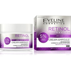EVELINE CREAM-AMPOULE RETINOL НОЩЕН КРЕМ ЗА ЛИЦЕ - ЕФЕКТ "НОВА КОЖА" 50МЛ