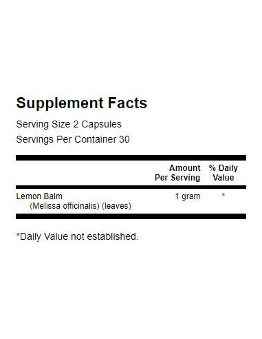 Full Spectrum Lemon Balm