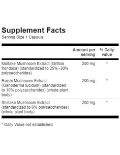 High-Potency Triple Mushroom Standardized Complex 2