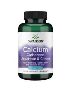 Calcium Complex 500 mg | Carbonate, Aspartate -amp, Citrate