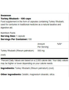 Turkey Rhubarb 500 mg 2